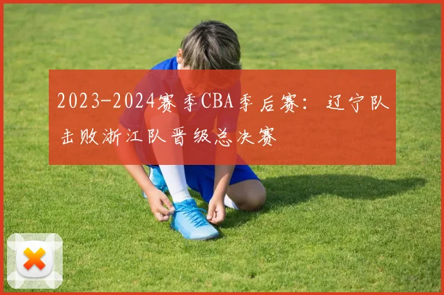 2023-2024赛季CBA季后赛：辽宁队击败浙江队晋级总决赛